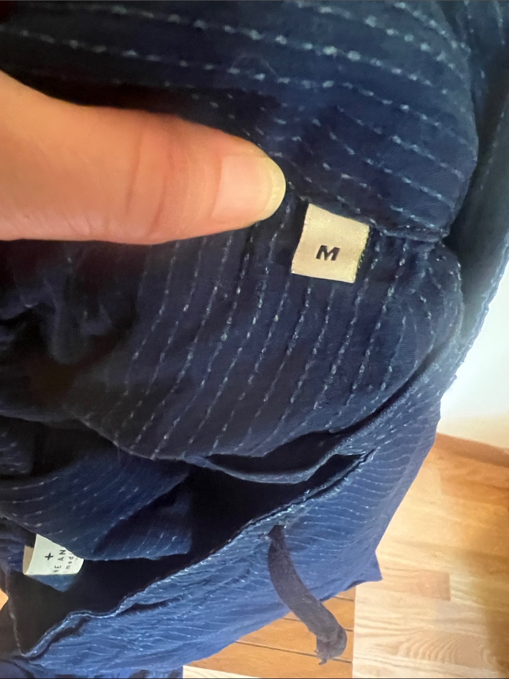 Imogene Willie Flight Sashiko Indigo Pants - Picture 5 of 8